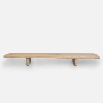 Burned coffee table - Wood - Natural