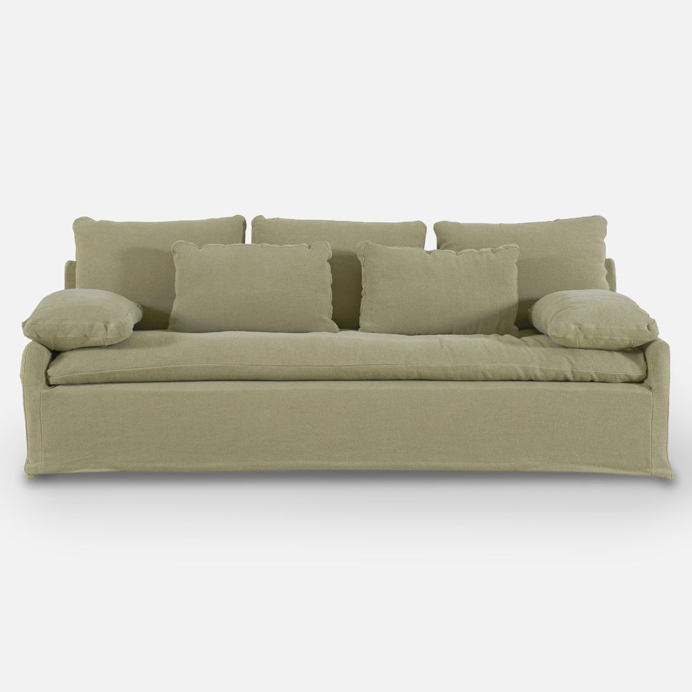 Dina sofa - Three seater - Cotton - Beige