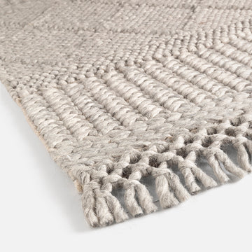 Kuma rug - Wool - Grey