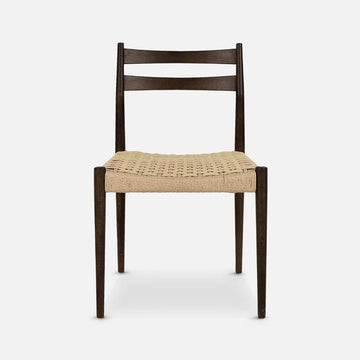 Milou Dining Chair - Ash Wood - Walnut