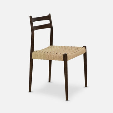 Milou Dining Chair - Ash Wood - Walnut