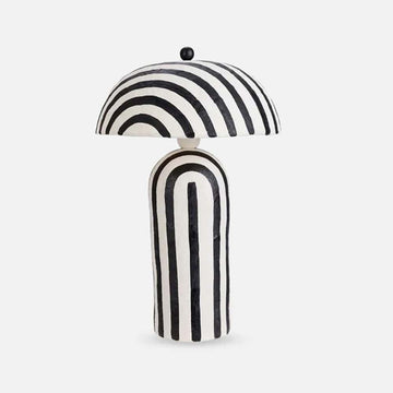 Dia Stripe - Table Lamp - Paper Maché