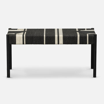 Jax bench - Mango wood - Black - White