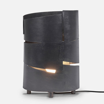 Loe table lamp - Steel - Black