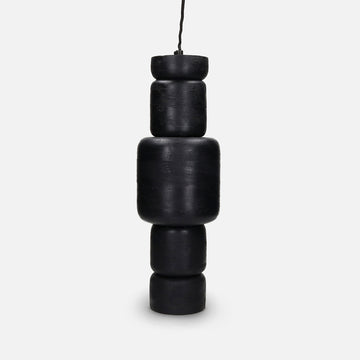 Moxie pendant lamp small - Mango Wood - Black