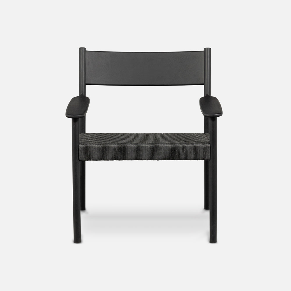 Pepe lounge chair - Mango wood - Black