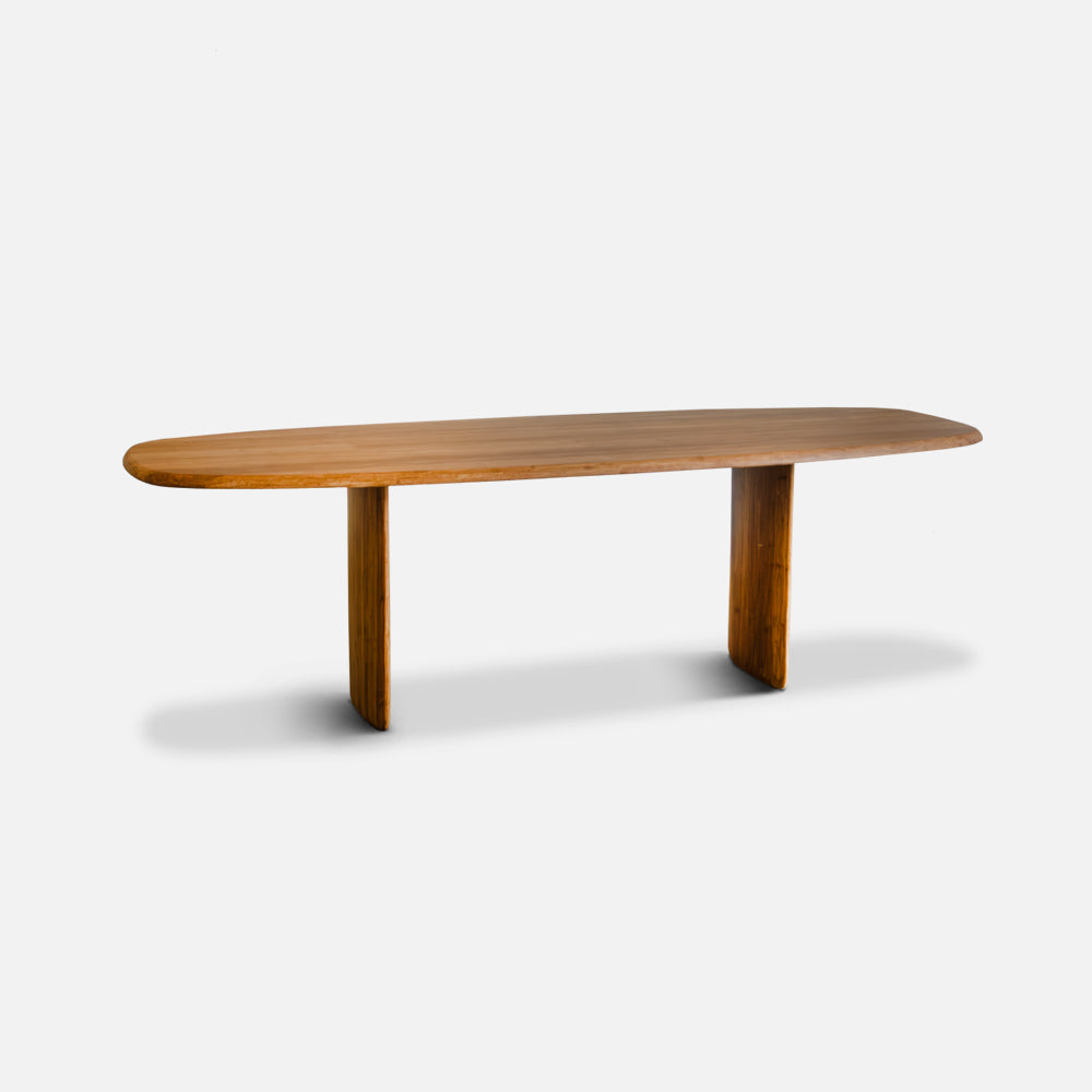 Coco de mer dining table | made of bamboo in natural by WDSTCK | Shop now!