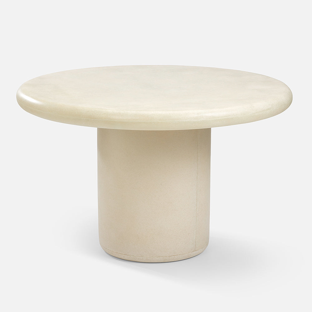 Kar round table - fiberglass - off white