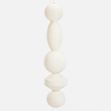 Mabel pendant lamp - canvas - off white
