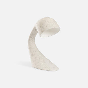 Hetty table lamp – paper mache – off-white