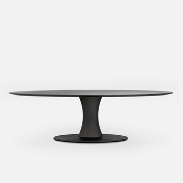 Envy dining table - oval - oak