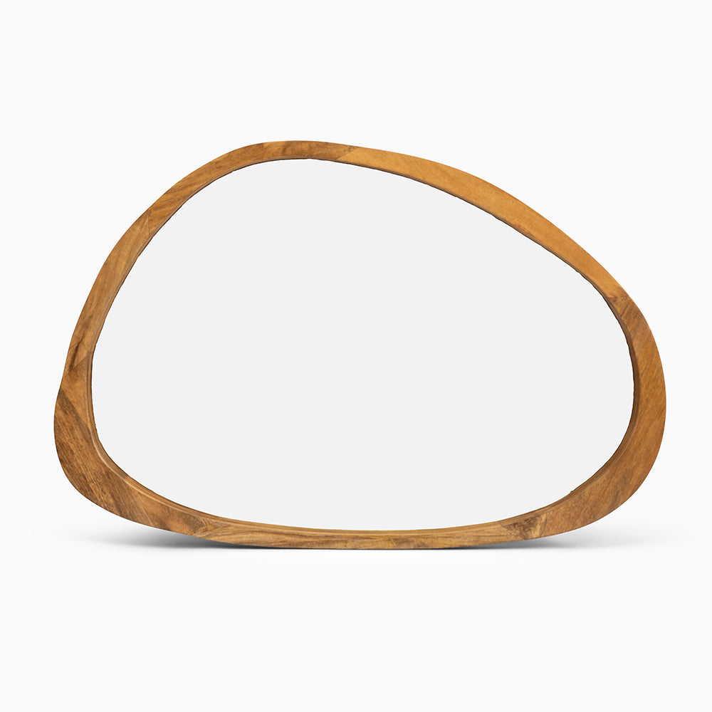 Kai mirror - wood - glass - brown