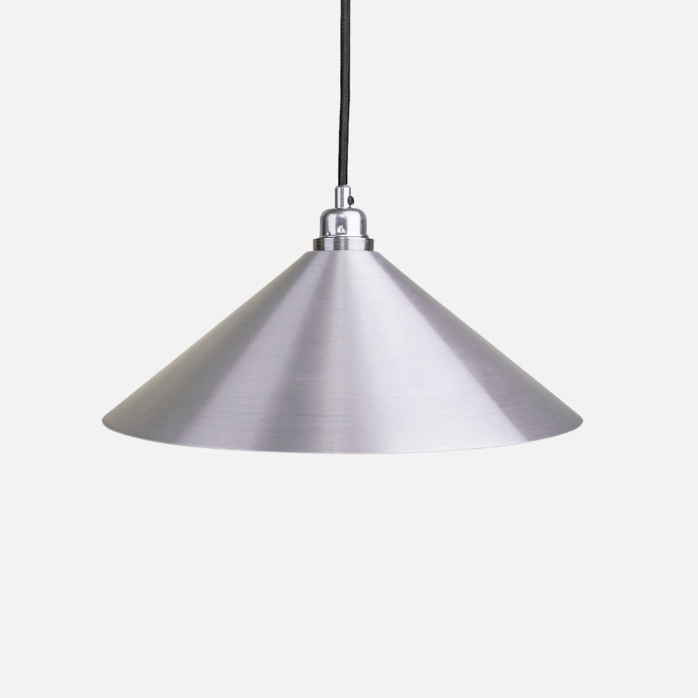 Cone pedant lamp - Medium - Aluminum