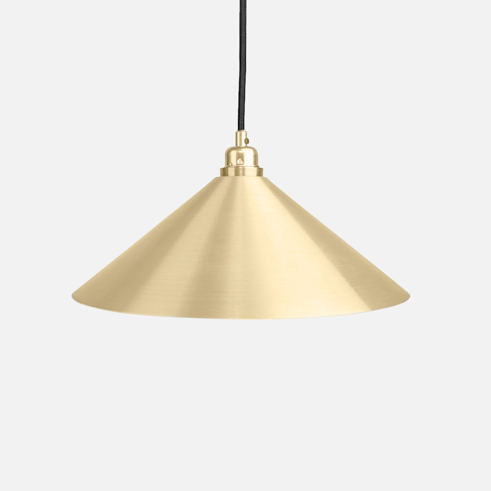 Cone pedant lamp - Small - Brass