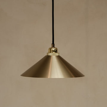 Cone pedant lamp - Small - Brass
