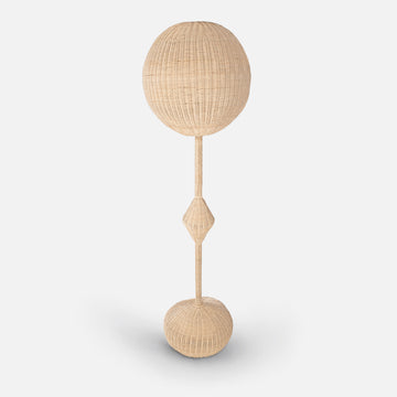 June Floor Lamp - Large - Rattan - Natural