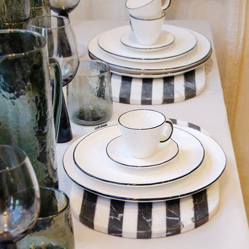 Liv - Dining plate - set of 6 - Porcelain - White