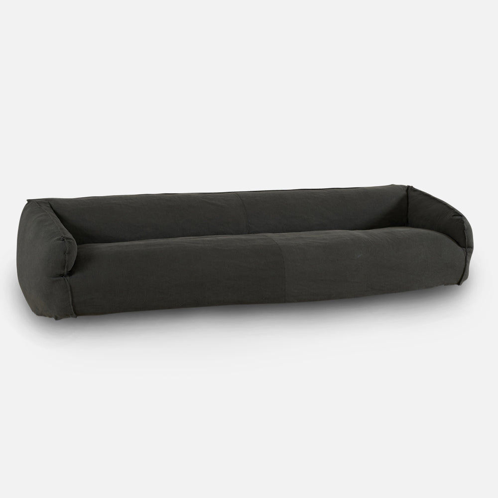 Giada sofa large - Cotton - Dark Grey