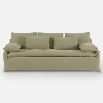 Dina sofa - Three seater - Cotton - Beige