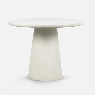 Jean dining table – fibre clay - white