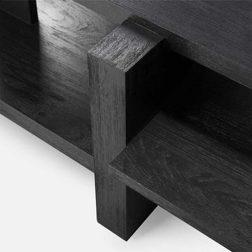 Noon coffee table - Wood - Black