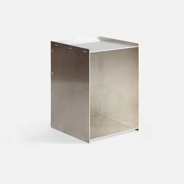 Rivet Box Table - Aluminum